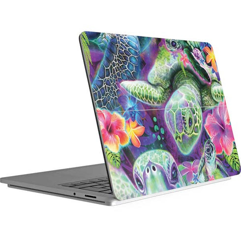 Rainbow Sea Turtles by Sheena Pike Surface Laptop Studio Skin